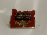 Oregon Beaver State Lapel Hat Pin BF