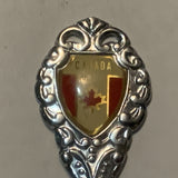 Hinton Alberta Canada Flag Collectable Souvenir Spoon DE