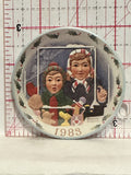 Toy Shop Window 1983 Norman Rockwell Button Pinback