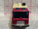 Red Fire Rescue Engine Truck Mack Auxiliary Power 1/84 Matchbox Diecast Car