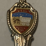 Utah Beehive State Wagon Collectable Souvenir Spoon DE