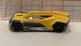 Yellow Split Vision Hot Wheels Toy Diecast Car