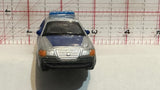 Grey Blue Police Car DKG2 Unbranded Diecast Car