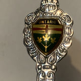 Hotel Woldhorn Ontario Flag Collectable Souvenir Spoon DE