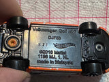 Orange Volkswagen Golf MK7 DJF83 2016 Unbranded  Diecast Car