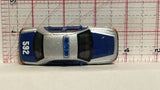 Grey Blue Police Car DKG2 Unbranded Diecast Car