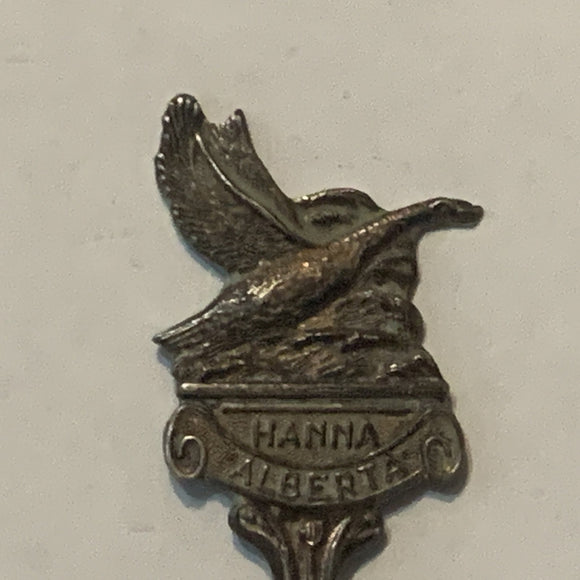 Hanna Alberta Flying Duck collectable Souvenir Spoon PX