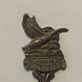 Hanna Alberta Flying Duck collectable Souvenir Spoon PX