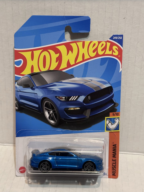 Blue Ford Shelby GT350R Muscle Mania 9/10 249/250 2021 Hot Wheels Diecast Car