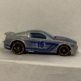 Silver '07 Ford Mustang ©2007 Hot Wheels Diecast Car DF