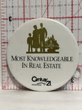 Century 21 most knowledgeable in Real Estate Button Pinback