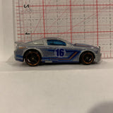 Silver '07 Ford Mustang ©2007 Hot Wheels Diecast Car DF