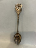 Butchart Gardens Rose Flower Victoria BC Souvenir Spoon