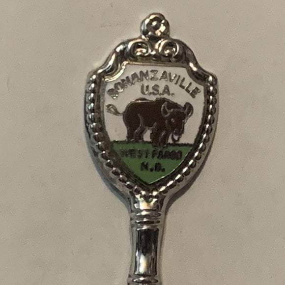 Bonanzaville USA West Fargo North Dakota collectable Souvenir Spoon PX