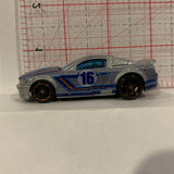 Silver '07 Ford Mustang ©2007 Hot Wheels Diecast Car DF