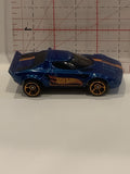 Blue Lanola Stratos 2014 Hot Wheels Toy Diecast Car