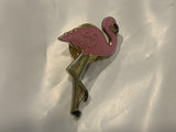 Pink Flamingo Bird Lapel Hat Pin BG