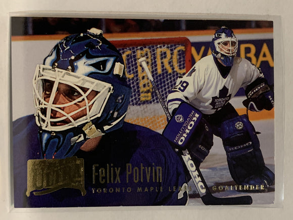 #219 Felix Potvin Toronto Maple Leafs 1994-95 Fleer Ultra Hockey Card