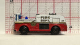 Red White Fire Dept Snorkel Truck 1981 Matchbox Diecast Car