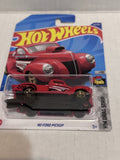 Red '40 Ford Pickup HW Drag Strip 1/10 181/250 HCX61 2021 Hot Wheels Diecast Car
