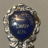 Mike's Grocery Lavoy Alta Alberta Collectable Souvenir Spoon DE