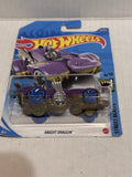 Purple Knight Draggin Street Beasts 6/10 178/250 GHG04 2018 Hot Wheels Diecast Car