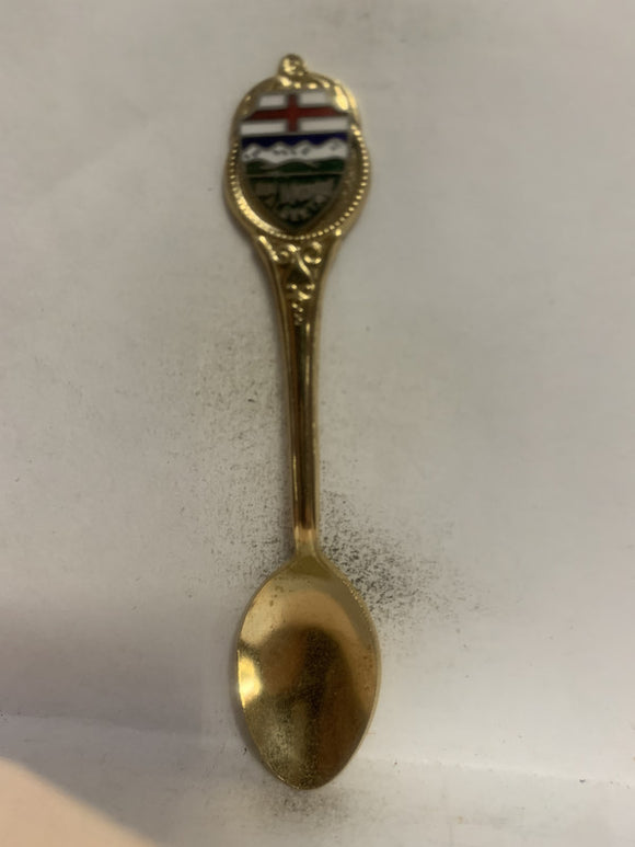 Alberta Crest Emblem Souvenir Spoon