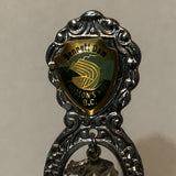 Bennet Dam Hudson's Hope BC Bear Collectable Souvenir Spoon DE