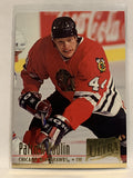 #43 Patrick Poulin Chicago Blackhawks 1994-95 Fleer Ultra Hockey Card