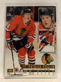 #43 Patrick Poulin Chicago Blackhawks 1994-95 Fleer Ultra Hockey Card