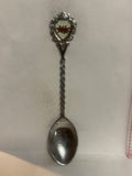Columbia Icefields Alberta Wild Rose Souvenir Spoon