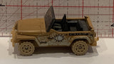 Tan Cairo Jeep Wrangler 1998 Matchbox Toy Diecast Car