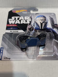 Silver Bo Katan Star Wars Mandalorian HDL46 2021 Hot Wheels Diecast Car