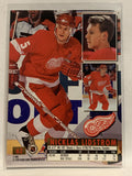 #62 Nicklas Lidstrom Detroit Red Wings 1994-95 Fleer Ultra Hockey Card