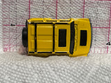 Yellow Hummer H# SUV Hot Wheels Diecast Car