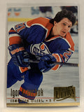 #72 Igor Kravchuk Edmonton Oilers 1994-95 Fleer Ultra Hockey Card