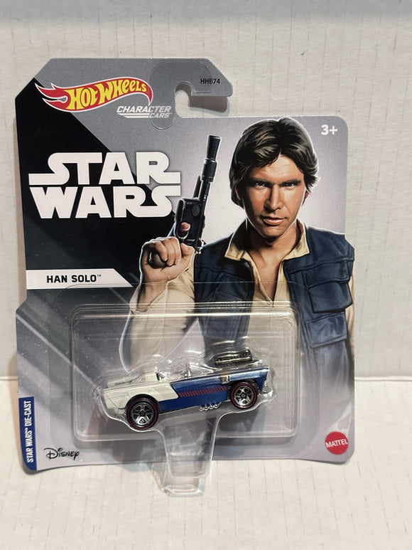 Blue Han Solo Star Wars HDN05 2021 Hot Wheels Diecast Car