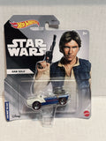 Blue Han Solo Star Wars HDN05 2021 Hot Wheels Diecast Car