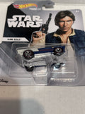 Blue Han Solo Star Wars HDN05 2021 Hot Wheels Diecast Car