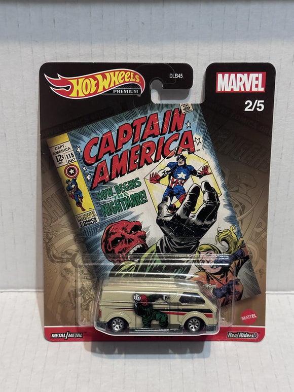 Tan MBK Van Red Skull Marvel 2/5 GJR20 2020 Hot Wheels Diecast Car