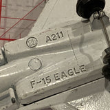 White F-15 Eagle A211 Unbranded Diecast Car DG