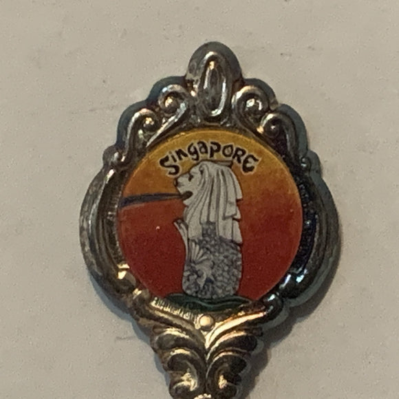 Singapore Mascot Lion Fish collectable Souvenir Spoon PX