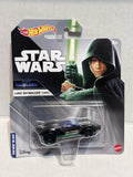 Black Luke Skywalker Star Wars Mandalorian HGY03 2021 Hot Wheels Diecast Car