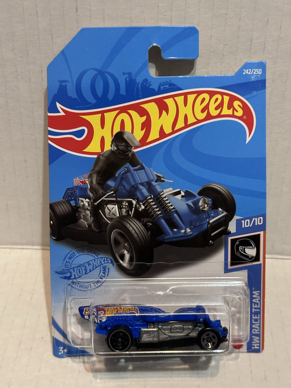 Blue Moto Wing HW Race Team 10/10 242/250 GRY25 2021 Hot Wheels Diecast Car