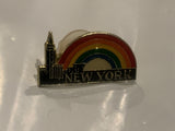 New York City Rainbow Lapel Hat Pin DN