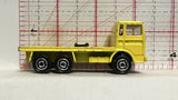 Yellow Transport Truck 1/100 Majorette Diecast Car