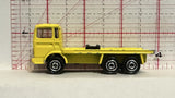 Yellow Transport Truck 1/100 Majorette Diecast Car