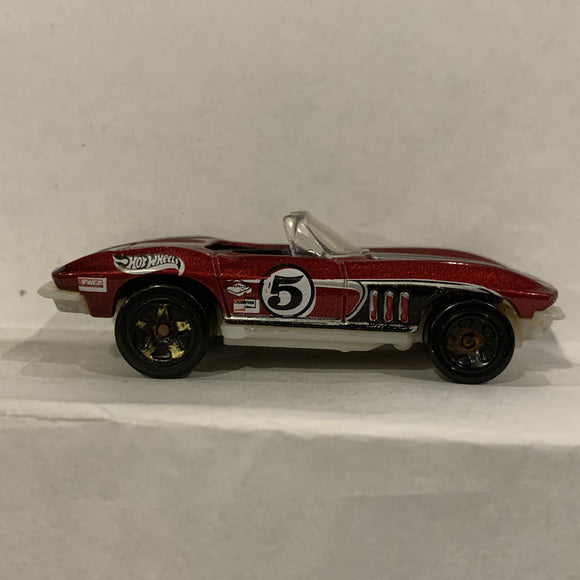 Red '65 Corvette ©1999 Hot Wheels Diecast Car DG