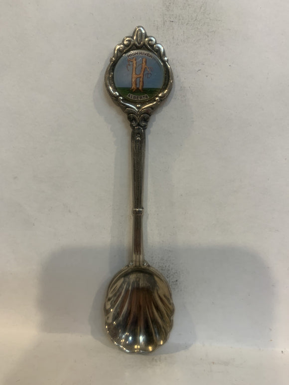 High River Alberta Logo Souvenir Spoon