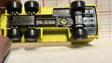 Yellow Transport Truck 1/100 Majorette Diecast Car